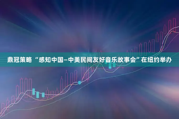 鼎冠策略 “感知中国—中美民间友好音乐故事会”在纽约举办